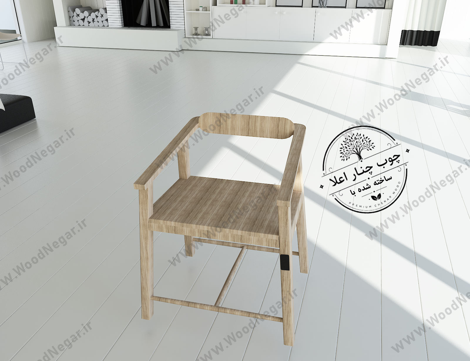 صندلی رستورانی و کافه ای چوبی سری Italian Design